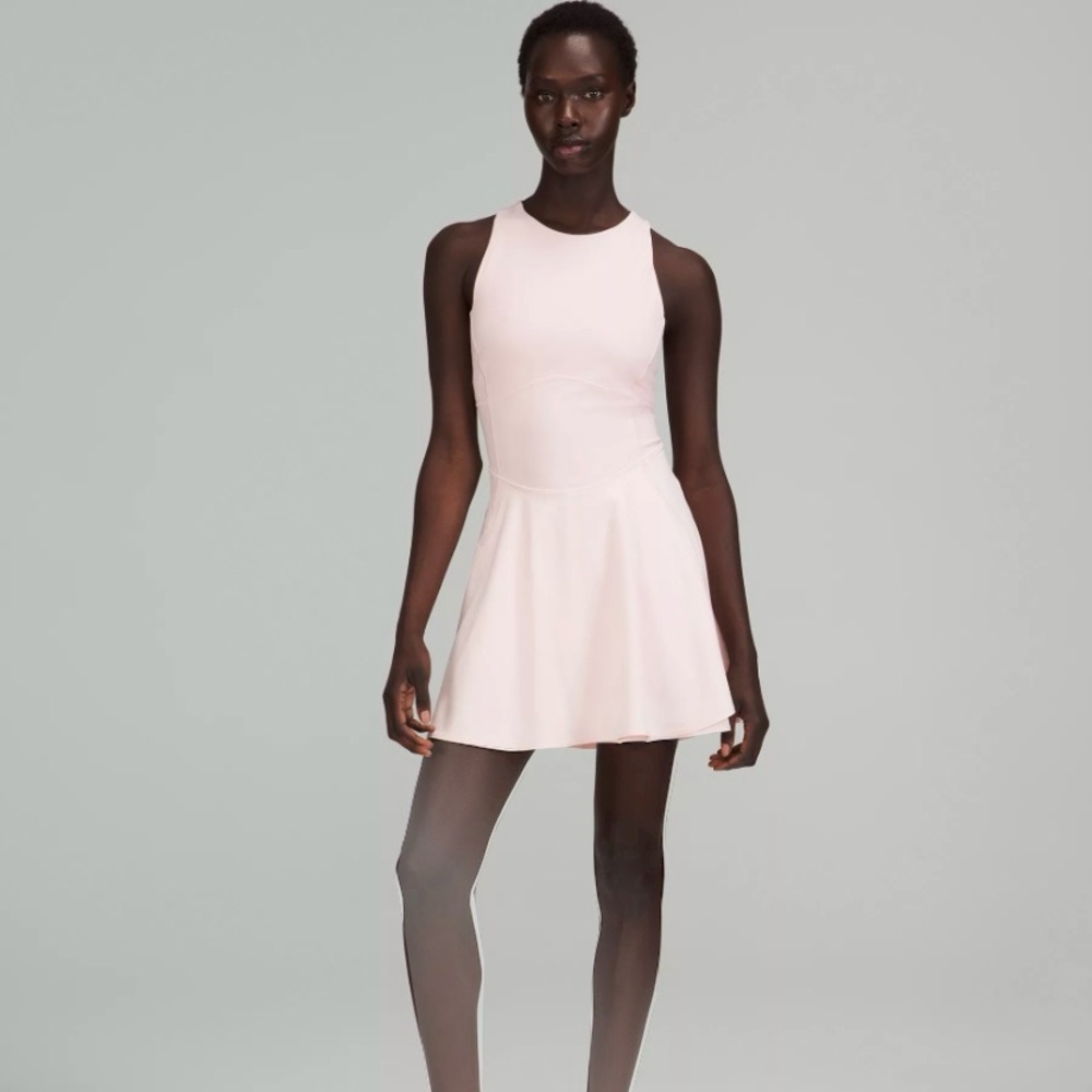 Lululemon court crush dress strawberry milkshake